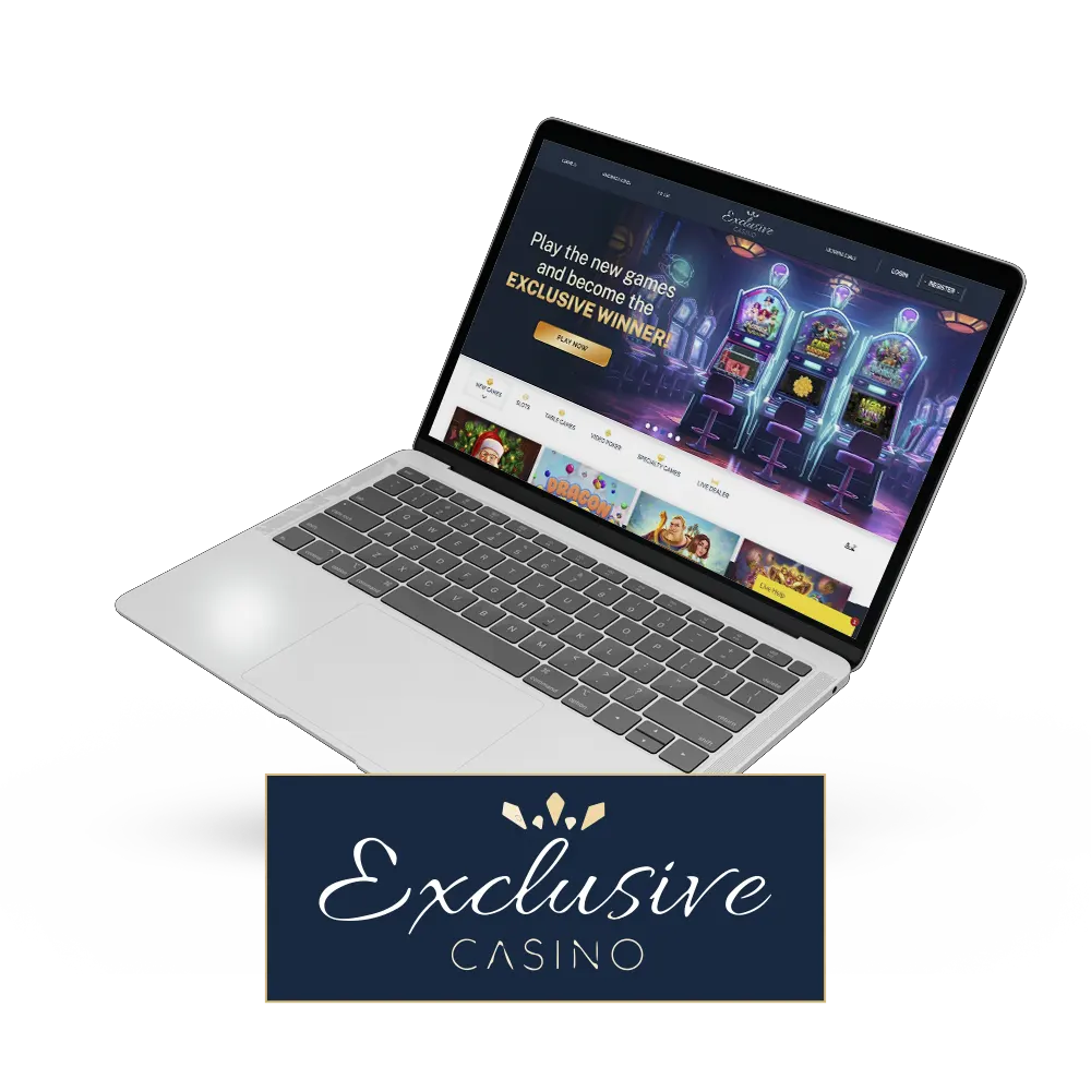 Discover and indulge in the extensive selection of slots and casino games at Exclusive Casino.