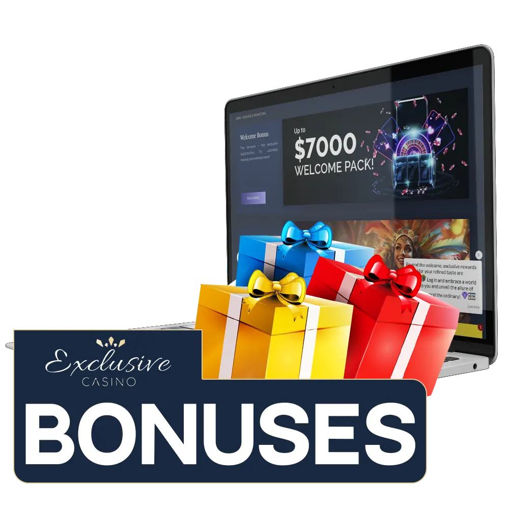 At Exclusive Casino, enjoy exclusive bonuses for thrilling casino gaming.